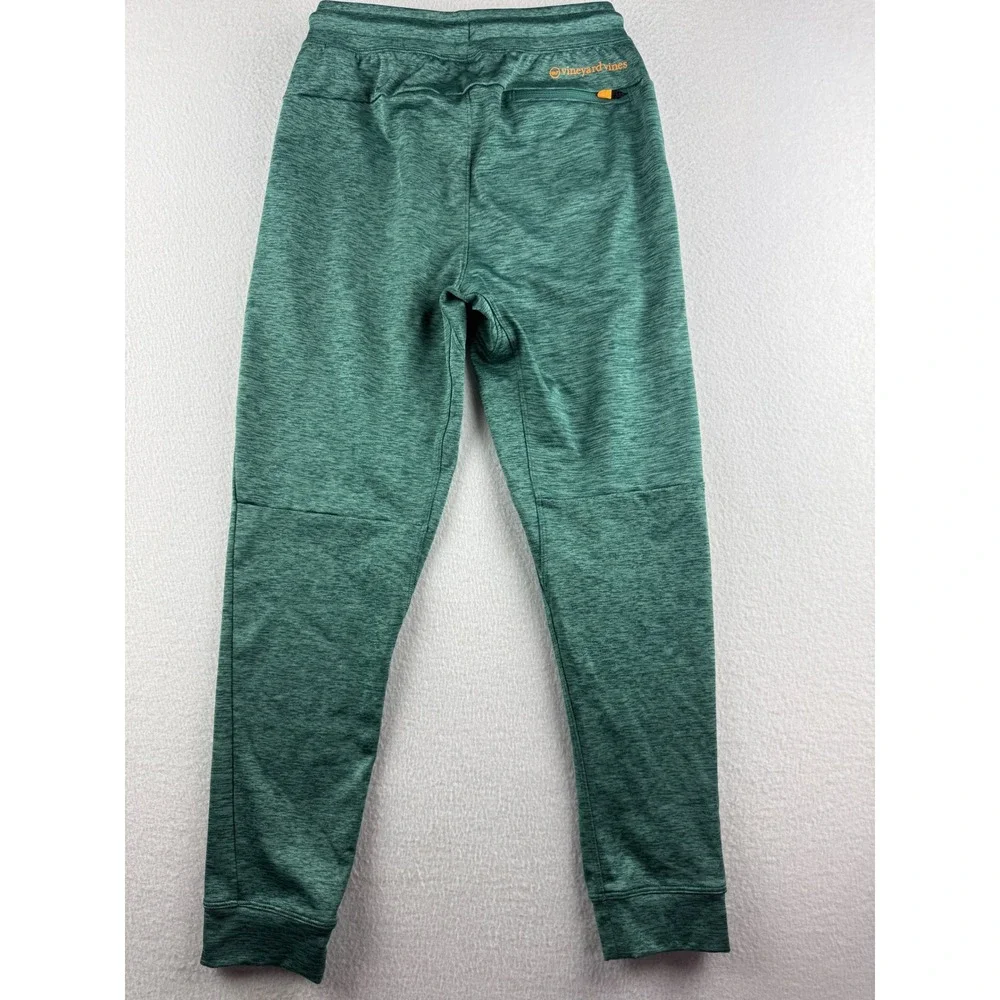 Vineyard Vines Kids Green Heathered On-The-Go Jogger Pants Medium 12-14 Active